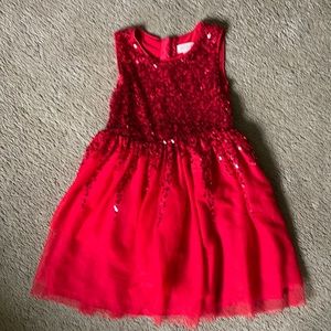 Red cat & Jack Sequin 6/6X Dress